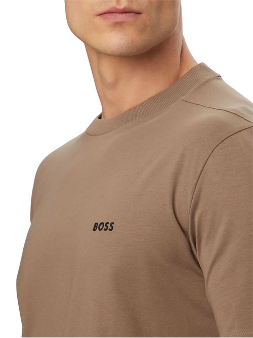 T-shirt stretch con logo Boss Green | 50506373336